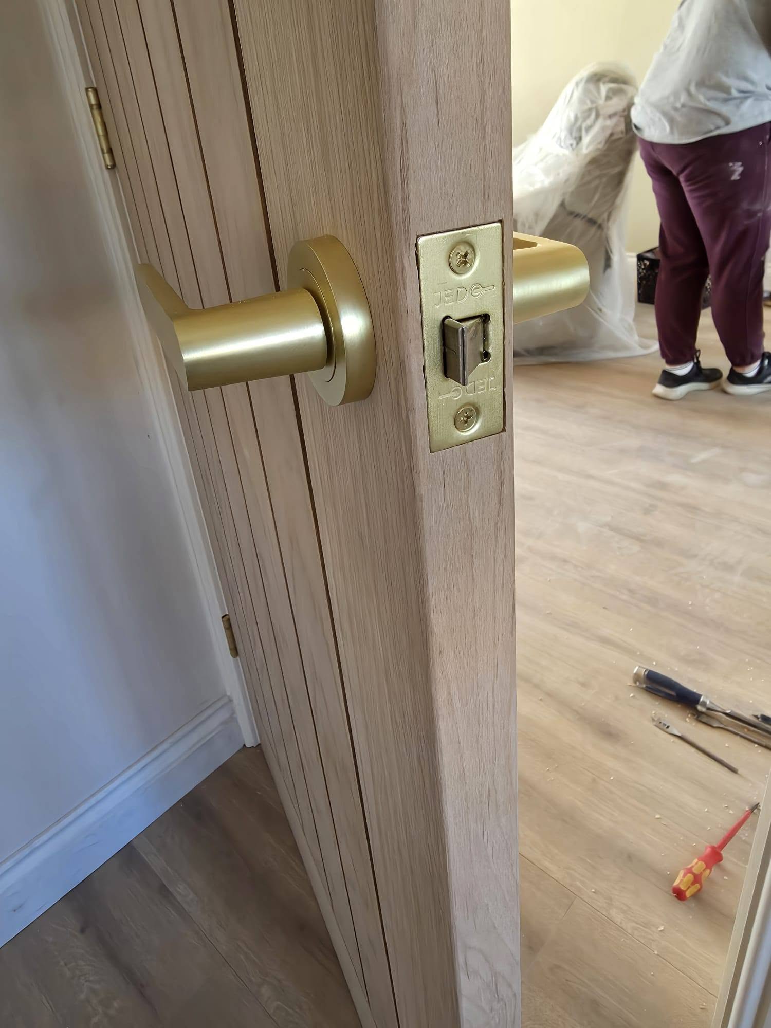 Made-to-measure door and joinery installation completed by Elite