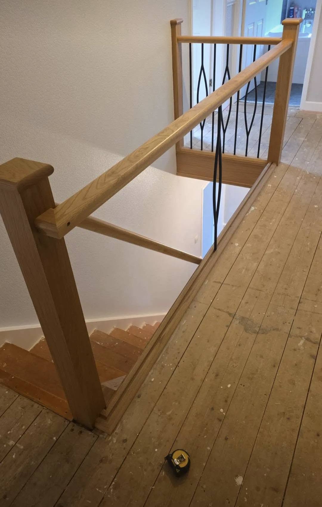 Completed oak doors, staircase and custom joinery work by Elite, view 5