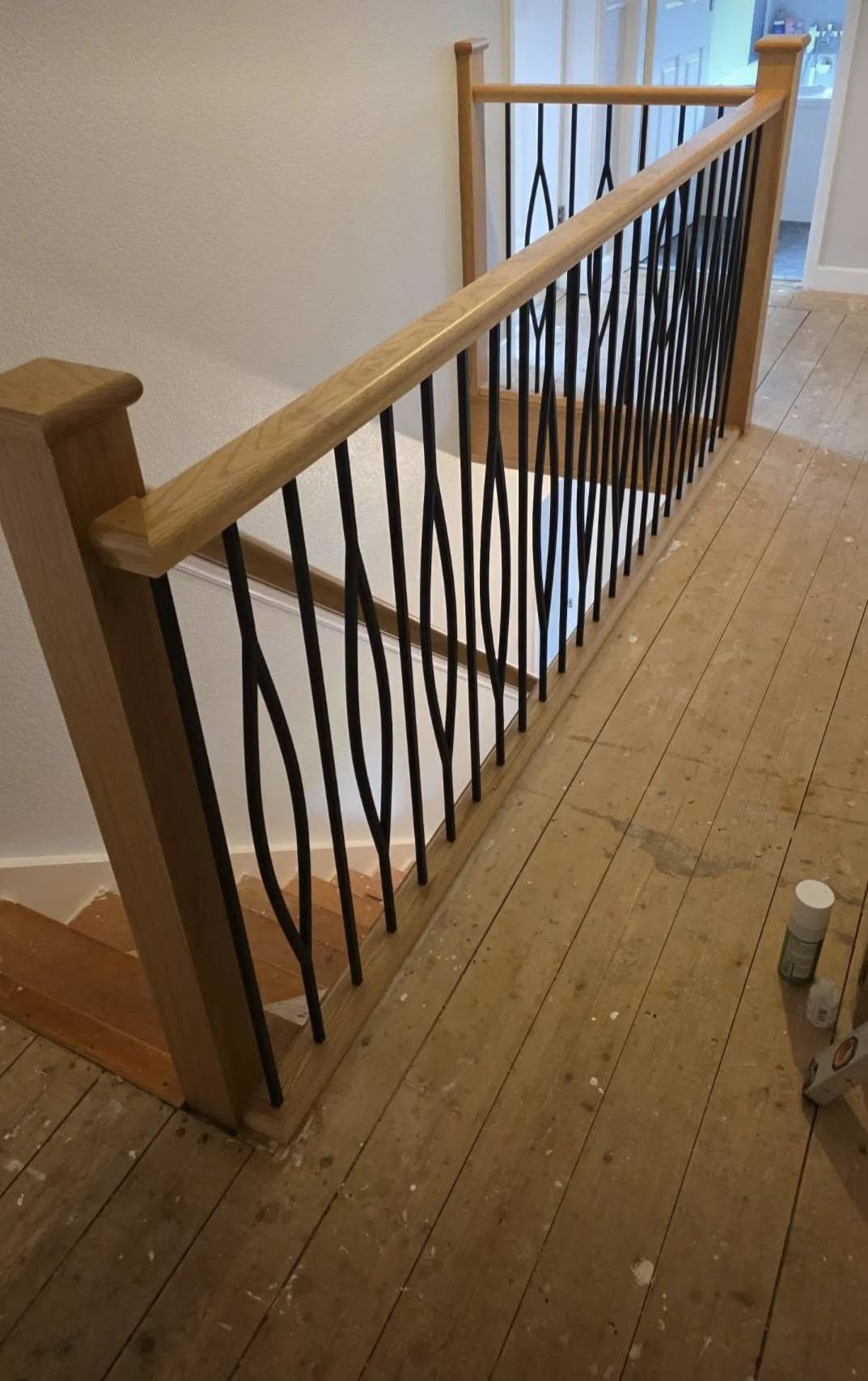Completed oak doors, staircase and custom joinery work by Elite, view 6